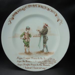 Royal Doulton series ware plate. SIMPLE SIMON. (Ref OCT 999).