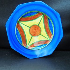 ORIGINAL BIZARRE octagonal plate. (Ref CC 1854)