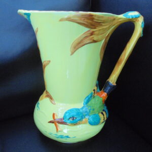 DSC07137 KINGFISHER jug. Large size. Burleigh Ware. (Ref 3062)