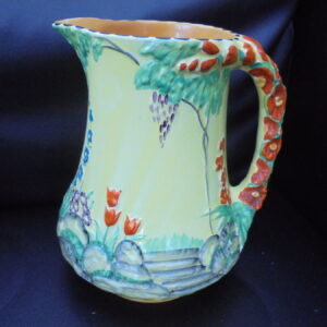 DSC07163 GARDEN (RED) jug. Burleigh Ware (Ref 3055)