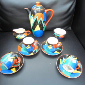 DSC07327 MOON & MOUNTAIN Susie Cooper coffee set (Ref 3037)