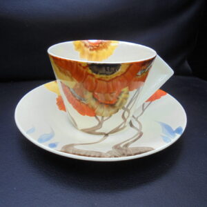 DSC07367 RHODANTHE conical shape coffee cup & saucer (Ref CC1970)