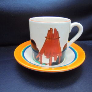 DSC07619 SUMMERHOUSE coffee can & saucer (Ref CC 905)
